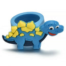 2PCS Cute Cartoon Dinosaur Finger Ring Soft Rubber Dinosaur Rings Kids Toys Gift