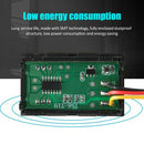 3X(Ts-H14422 5~100V Voltmeter Ammeter Blue + Red Led Amp Dual Digital Volt