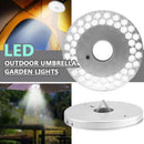 Outdoor 48 LED Umbrella Lamp Night Light Pole Patio Yard Garden Camping ligh Gw