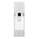 2x Clear Empty Plastic Vacuum Press Down Pump Bottle Tubes Cosmetic Travel