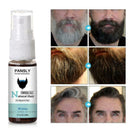 Beard Mustache Treatment Organic Oil Hair loss Liquid Growth Natural 20ml X W7Z5