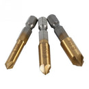 6x Durable 90 Degree HSS Chamfer Cutter Bit Chamfering Countersink Drill Bits uu
