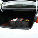 Black Foldable Car Auto Back Rear Trunk Seat Big Storage Bag Pocket Organizer aw