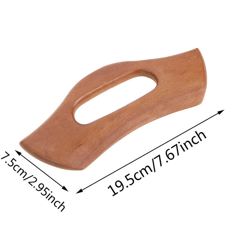 Wooden Guasha Massage Scraper Pressure Massager Facial Body Health Care SEAU
