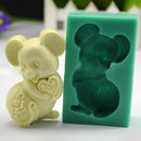 1PC High Quality Cute Mouse Cake Molds Silicone Fondant Moulds DIY Kitchen To-OZ