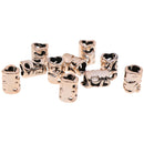 10Pcs/Set Hair Coil Dreadlocks Braid Tube Rings Metal Cuffs Hair Jewelry Dec OZ