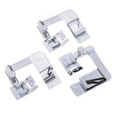 3Pcs  Rolled Hemmer Hem Foot 1/2", 3/4", 1" for Singer Janome Brother