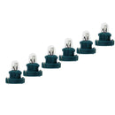 10pcs T3 LED 12V Car Interior Instrument Light Bulbs Dashboard Lamps(Green)