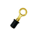 1.26'' Rubber & Brass Twist Turn Fishing Boat Hull Livewell Drain Plug