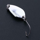 5pcs 3.0g/5cm Colorful Metal Hard Spoon Sequin Fishing Lures Copper Baits