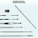 Ear Cleansing Tool Set, Ear Curette Earwax Removal Kit with a Small Cleanin