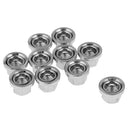 10Pcs M10 Bike Wheel Hub Axle Nuts Aluminum Bicycle Skewer Bolt Screw Nuts