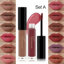 Niceface Matte Liquid Lipstick Makeup Lip Kit Waterproof Non-stick Cup Natu