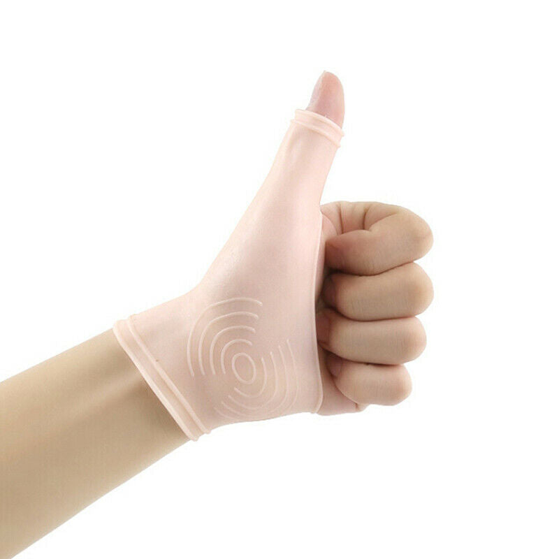 1Pair Relief Magnetic Thumb Support Elastic Corrector Hand Wrist Massage Gl BX