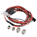 4x LED Headlight Taillight for 1/5 1/8 1/10 1/12 1/16 RC Car DIY Accessories