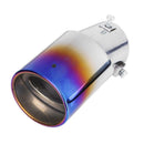Universal Automobiles Car Gas Exhaust Flue Muffler Noise Snubber Tip Pipe