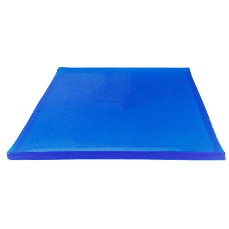Motorcycle Seat Gel Pad Shock Absorption Mat Soft Cushion Blue (25x25x1cm)