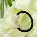 Korea Style Womens Sweet Bow Shape Rubber Band Hair Ring Rope Hair Accesso OWP