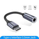 E01 Type C to 3.5 mm Jack Headphones Adapter USB C AUX Audio Cable Converter