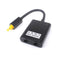 Digital Toslink Optical Fiber SPDIF Audio Y Splitter 1 to 2 Cable Adapter DVD In