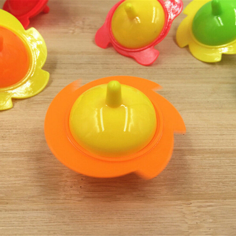 5x Sunflower  Pegasus Mini Top Spinning Kindergarten Gyro Toys BX
