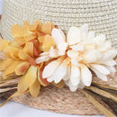 Summer Hat Lady Raffi Straw Hat Lady Hat Corner Sunhat(Blue)