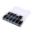 350Pcs Plastic Car Body Door Panel Push Pin Rivet Fastener Mud Flap Bumper  OZ