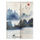 Noren Japanese Curtain Short Doorway Tapestry Linen Room Decoration Style 1