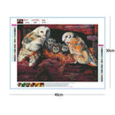 5D DIY Full Drill Diamond Painting Animals Cross Stitch Embroidery Mosaic