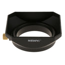 46mm Camera Lens Hood Protector Universal for Cameras - Black - Plastic