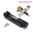 Metal Adjustable Watch Band Bracelet Repair Tool Link Pin Remover + 3 Pins  BX