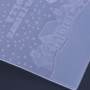 Merry Christmas 1pc Plastic Embossing Folder For Scrapbook DIY Album Card