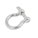 Marine Boat Chain Rigging Bow Shackle Captive Pin 304 Stainless Steel 6mm