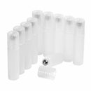 10pcs Empty Refillable Plastic Roller Bottles(10ml) With Steel Roller Ball