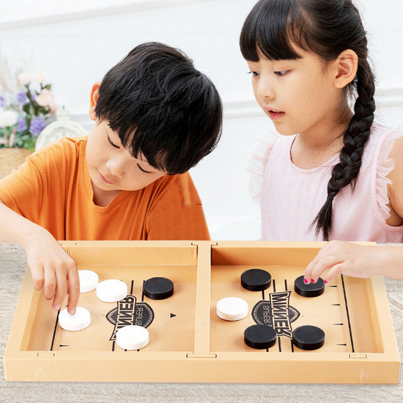 Fast Sling Puck Game, ABS Hockey Game, Desktop Battle Sling Hockey Table Games,