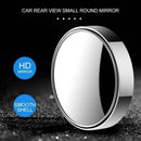 Car Wide Angle Round Convex Mirrors HD Frameless Rearview Blind Spot Mirror*2 US