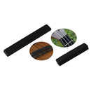 Black Guitar Ebony Bridge Saddle Nut Carved for Ukulele Accs