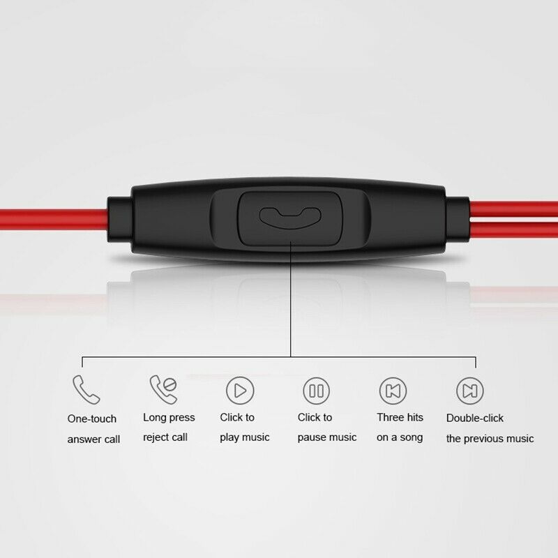 3.5mm Wired Earphone with Mic In-Ear Earbuds Universal Earphones with MicropL4X3