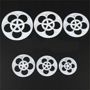 6x Fondant Cake Sugar Craft Decor Cookie Rose Flower Mold Mould GumPasteCutter3c