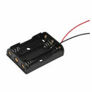 Replacement 3 x 1.5VAAA Plastic Battery Case Holder Wire N7J3