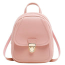 Fashion Backpack Multi-Function Small Backpack Women Pu Leather Shoulder Ha L4S1
