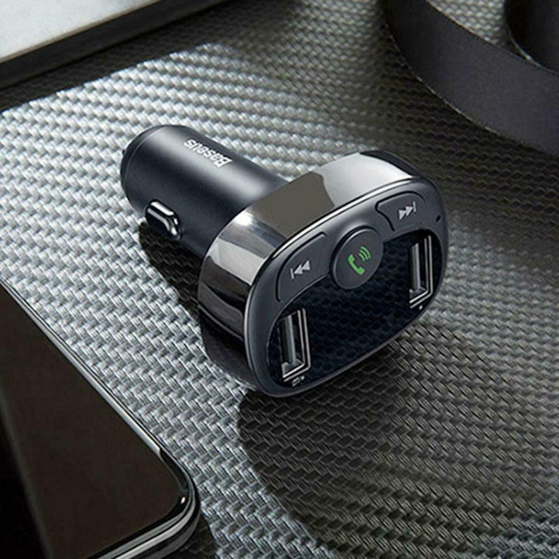Dual USB 3.4A Car Charger Phone Fast Charge 2 Port Bluetooth Handsfree Digital