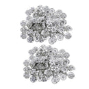 100pcs Metal Snap Buttons Fastener 17mm Clothes Jeans Belts Jacket Clasps
