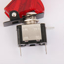 Pair Car Truck Boat 12V 20A Toggle 2Pin SPST ON/OFF Switch Green+Red LED