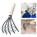 Dig Seafood With Net Garden Beach Accessories 5 Claw Conch Clam Rake Tool Shell