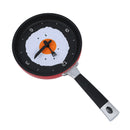Frying Pan Clock with Fried Egg - Novelty Hanging Kitchen Cafe Wall Clock K