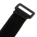 4x 67cm Cable Ties Strap W Buckle Hook Loop Fastener Sticky Tapes Organizer
