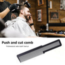 Hairdressing Carbon Anti-static Comb Wide Tooth Hair Clipper Comb (Black) A