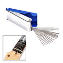 13PCS/Set Guitar Fret Crowning File Leveling Tool Grinding Protectors DIY Repair
