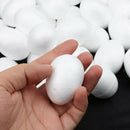 50Pc Eggs Foam Crafts Polystyrene Non Styrofoam DIY Kids Christmas Ornaments